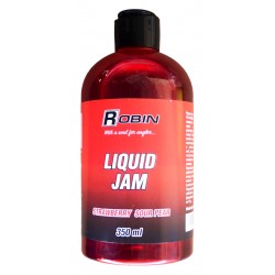 Ликвид джем рыбацкий, Robin Liquid Jam, 350мл, вкус Клубника - Кислая груша